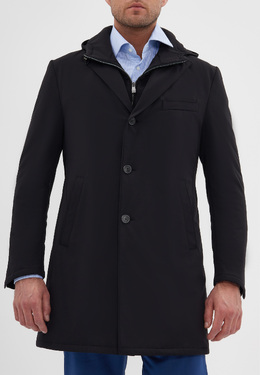 CORNELIANI: Чёрное пальто 