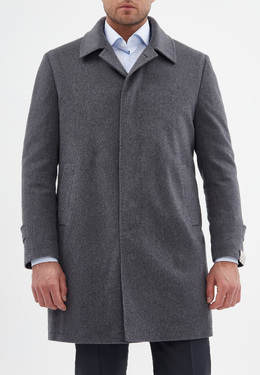 CORNELIANI: Серое пальто 
