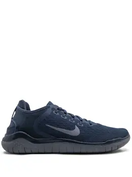 Nike: Голубые кроссовки  Free RN 2018