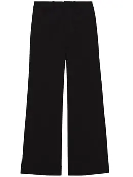 Proenza Schouler White Label: Чёрные брюки 