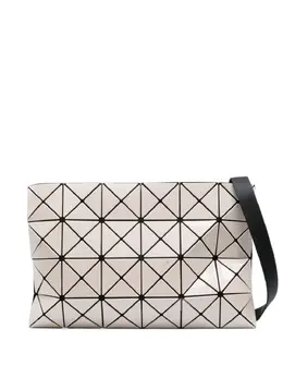 Bao Bao Issey Miyake: Бежевая сумка через плечо 
