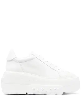 Casadei: Белые кроссовки 