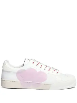 Marni: Белые кроссовки 
