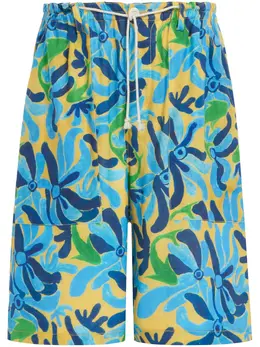 Marni: Шорты с принтом 