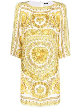 Versace: Блуза  Barocco с принтом