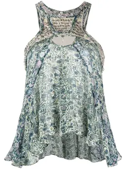 ISABEL MARANT: Голубая майка 