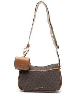 Michael Michael Kors: Коричневая сумка через плечо 