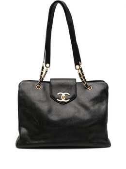 CHANEL Pre-Owned: Чёрная сумка 