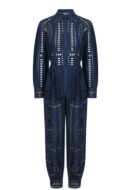 ALBERTA FERRETTI: Синий комбинезон 