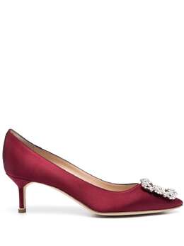 Manolo Blahnik: Бордовые туфли  Hangisi