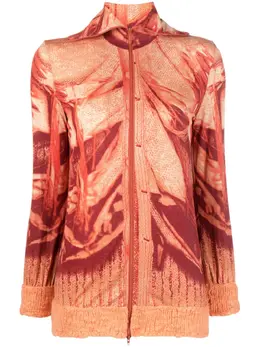 Jean Paul Gaultier Pre-Owned: Оранжевый кардиган 