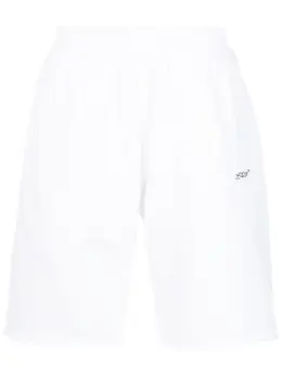 Off-White: Шорты  Diag с принтом