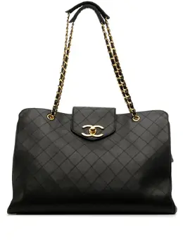 CHANEL Pre-Owned: Чёрная сумка 