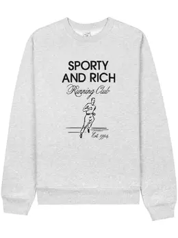 Sporty & Rich: Свитшот с принтом 