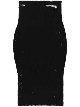 Alexandre Vauthier: Юбка с блёстками 