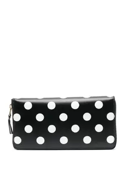 Comme Des Garçons Wallet: Кошелёк в горошек 