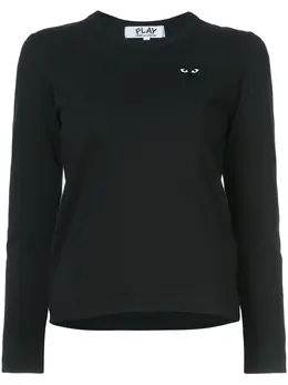 Comme Des Garçons Play: Чёрный топ  Heart