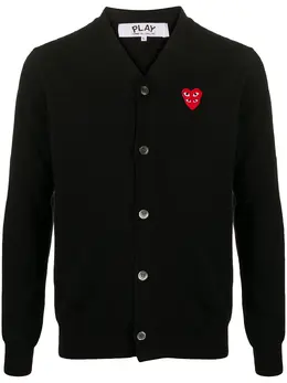 Comme Des Garçons Play: Кардиган  Heart на пуговицах