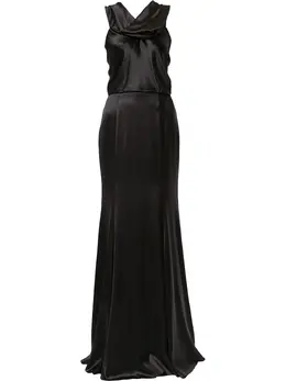 Dolce & Gabbana: Атласное платье 