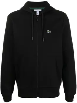 Lacoste: Чёрная толстовка 