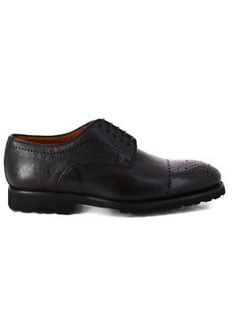 BONTONI: Бордовые туфли 