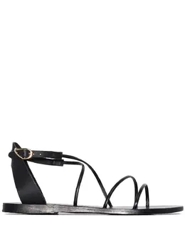 Ancient Greek Sandals: Чёрные сандалии 