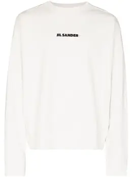 Jil Sander: Свитер с принтом 
