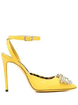Philipp Plein: Жёлтые туфли  Crystal