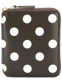 Comme Des Garçons Wallet: Кошелёк в горошек 