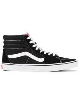 Vans: Чёрные кроссовки  Sk8-Hi