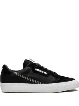 adidas: Чёрные кроссовки  Continental Vulc