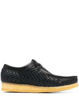 Clarks Originals: Чёрные мокасины 