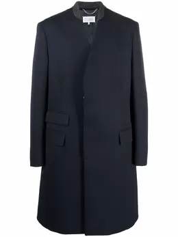 Maison Margiela: Пальто без воротника 