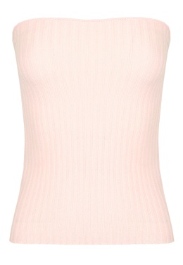ALLUDE: Розовый топ 