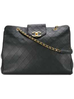 CHANEL Pre-Owned: Чёрная сумка 