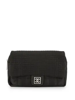 CHANEL Pre-Owned: Чёрный рюкзак 
