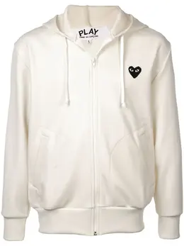 Comme Des Garçons Play: Чёрная толстовка  Heart