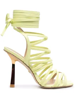 Stuart Weitzman: Зелёные сандалии  Jaxie