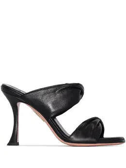 Aquazzura: Чёрные сандалии 