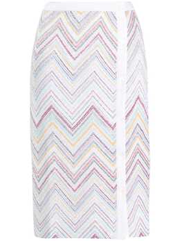 Missoni: Белая юбка 
