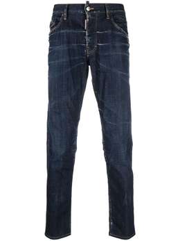 Dsquared2: Голубые джинсы 