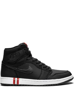 Jordan: Чёрные кроссовки  Jordan x PSG