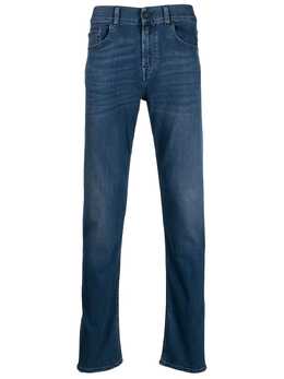 7 For All Mankind: Голубые джинсы  Slimmy