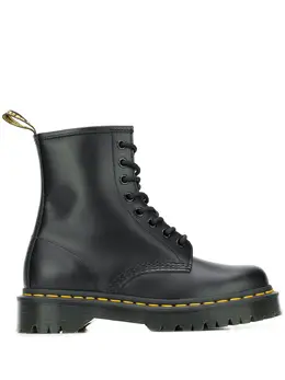 Dr. Martens: Чёрные ботинки 