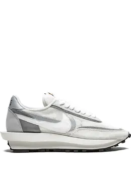 Nike: Белые кроссовки 