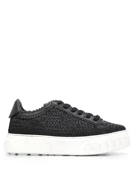 Casadei: Чёрные кроссовки  Off Road