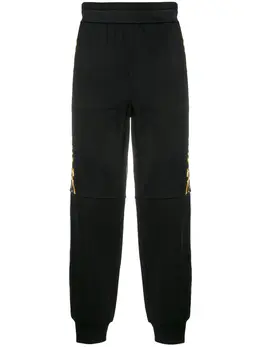 Versace: Чёрные брюки  Barocco