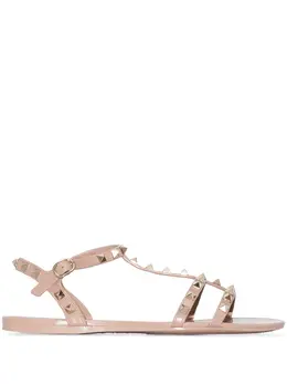 Valentino Garavani: Розовые сандалии 