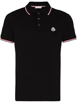 Moncler: Чёрное поло 