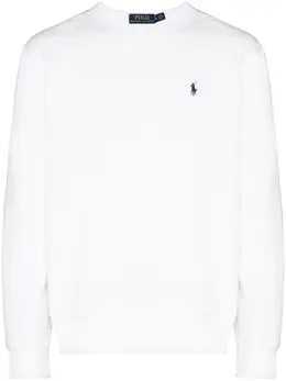 Polo Ralph Lauren: Белый свитшот 